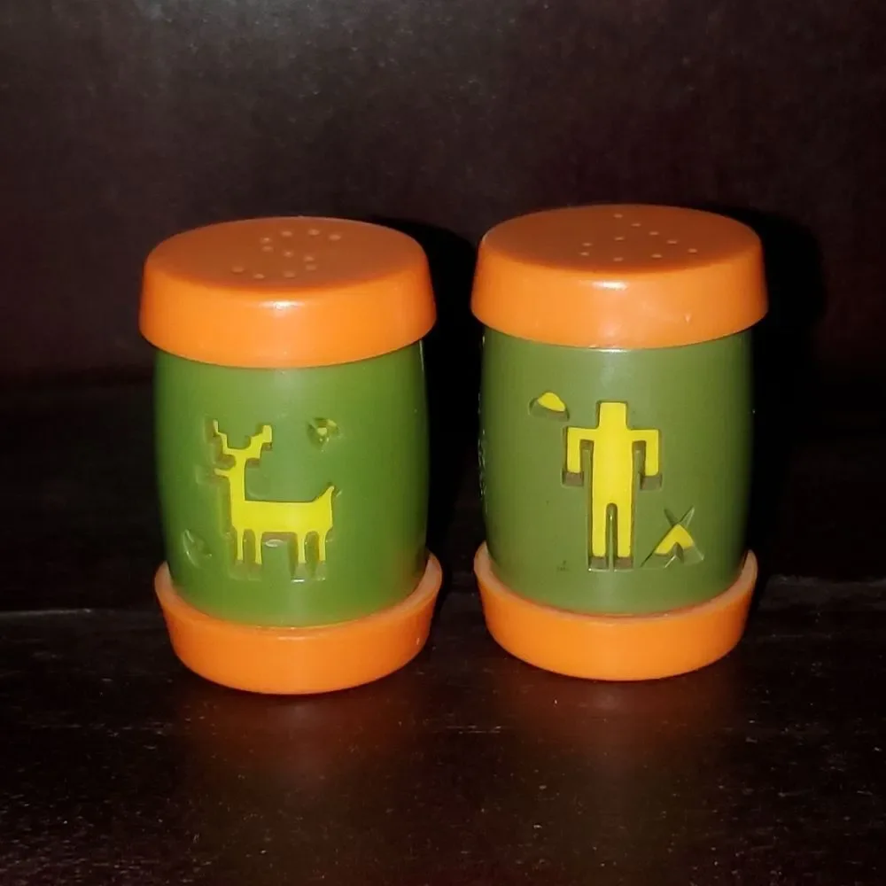 Vtg. Salt Pepper Shakers St. Labre Indian School